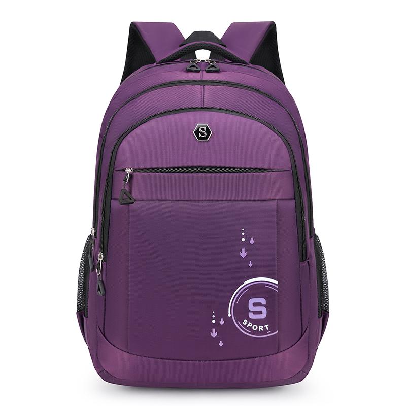 

Large Capacity Laptop Backpack for Men Women – Business Travel Backpack with Multi Compartments and Adjustable Straps фіолетовий