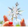 Creative Snowflake Hanging Ornament for Car Interior - Crystal Sunlight Catcher Decoration