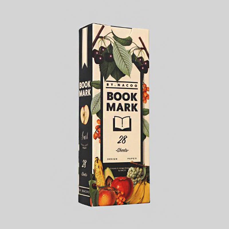 28 Pcs/Set Retro Art Bookmarks Paper Creative Vintage Cartoon Hand Account DIY Decor Bookmark Stationery Student Office Supplies