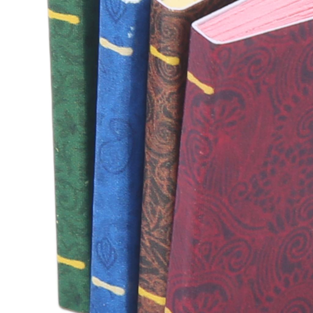 4pcs 1:12 Scale Miniature Dollhouse Books Mini Books Notebook Decoration Toy Accessories