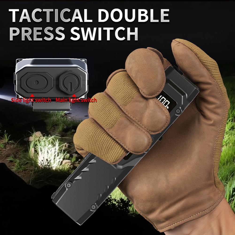 Multifunctional Flashlight Type-C USB Charging 5V 1A 1000mAh Light Rechargeable Shot Built-in Battery Long Flash COB Lanter C2E1