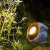 Courtyard Landscape Spotlight Outdoor Lighting Courtyard Imitation Stone Landscape Lamp Waterproof Resin Rock Stone Solar Lamp