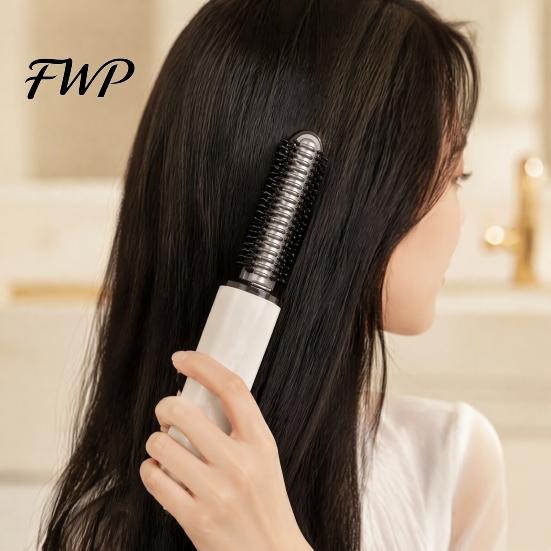 Elektrische Glättbürste Mini-Haarglätter für Pony, Kabellos Wurzelheber & Frizz-Kontrolle, USB-wiederaufladbar Männer Frauen