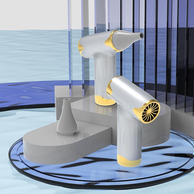 

Многофункциональный мини-турбовентилятор с высокой мощностью, беспроводной высокоскоростной фен, перезаряжаемый воздуходув для удаления пыли для кемпинга на открытом воздухе