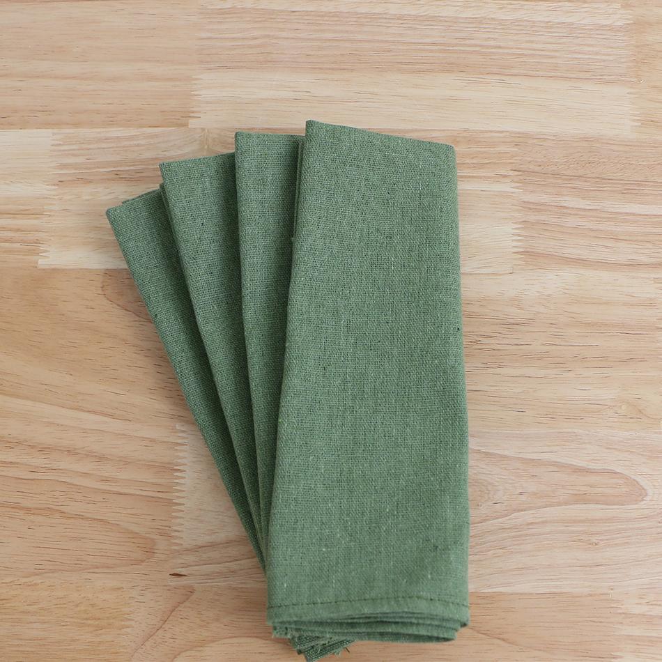 50 STUKS Katoenpolyester Stof Servetten, Wasbare en Herbruikbare Placemat, Duurzaam Kleurrijk Doek, voor Keuken Eetkamer Bruiloft Decoratie