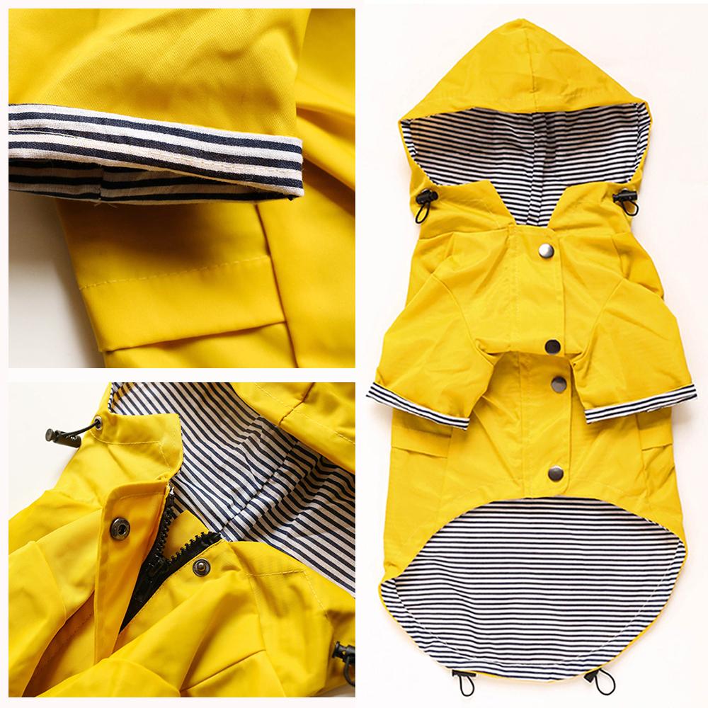 Wasserdichter Hundemantel für kleine, mittelgroße und große Hunde, Katzen, Haustier-Regenmantel, Hundesport-Kapuzenpullover, Haustiermode, hochwertige Kleidung