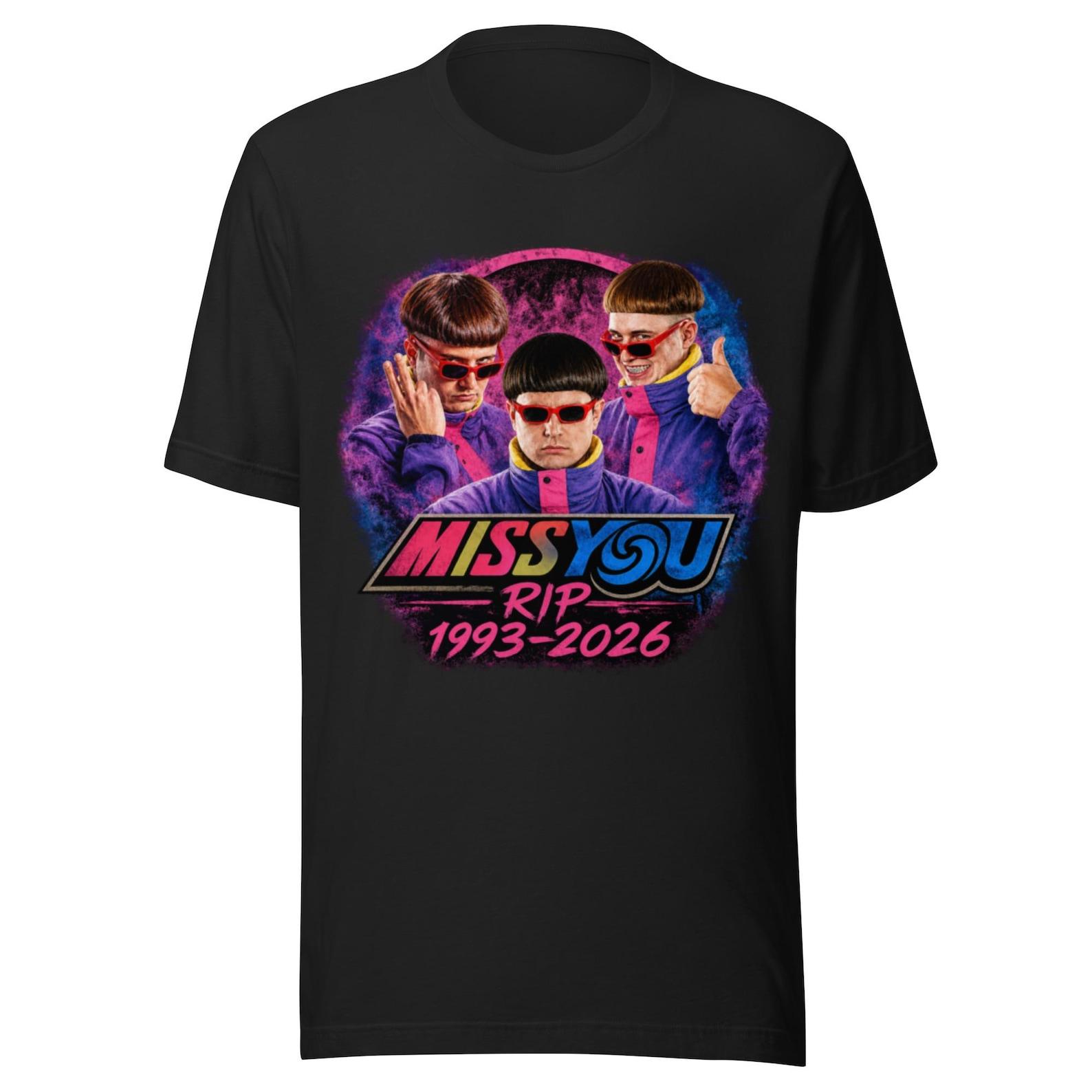 Oliver Tree Miss You RIP 1993-2026 Graphic T-Shirt, Retro Streetwear 4XL
