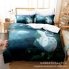 3D Digital Printing Bedding Four-Piece Set Three-Piece Set Chinchilla Bed Sheet Quilt Pillow