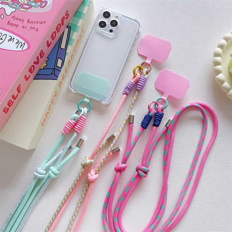 1pc Mobile Phone Hanging Rope Long Crossbody Adjustable Back Hanging Neck For Men And Women Outdoor Travel Hanging Chain Pendant