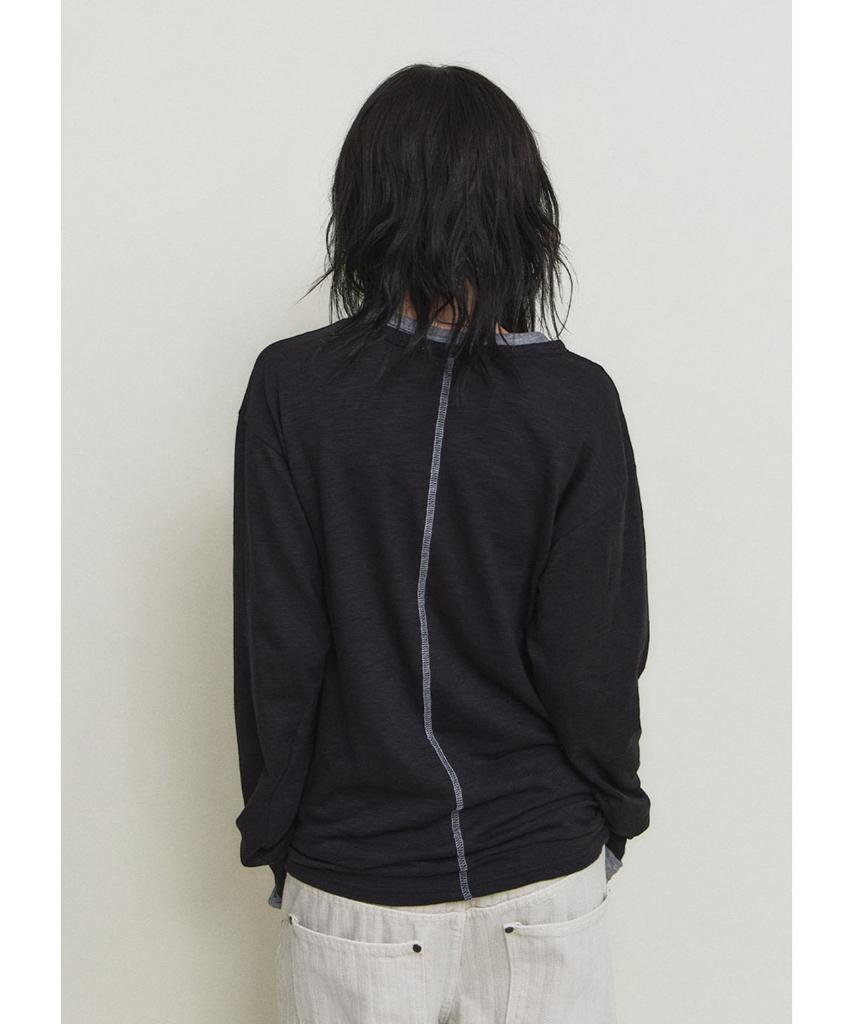 PARADIGMFILM [Ep.01] Double-Layer Modal Long Sleeve (Black)