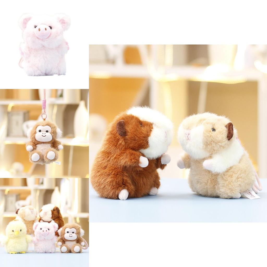 Brinquedo de Pelúcia Macaco Dic de Água Pelúcia Curta Macia Animal Fofo Presente Para Meninas