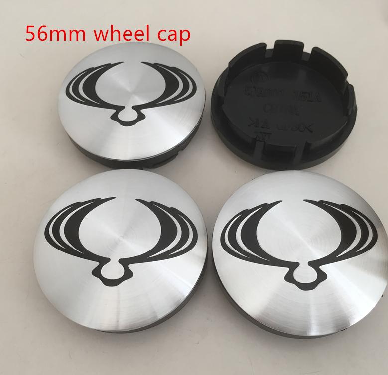4pcs 56mm 60mm forSsangyong Car Emblem Wheel Hub Center Cap Badge Covers Sticker Styling Accessories
