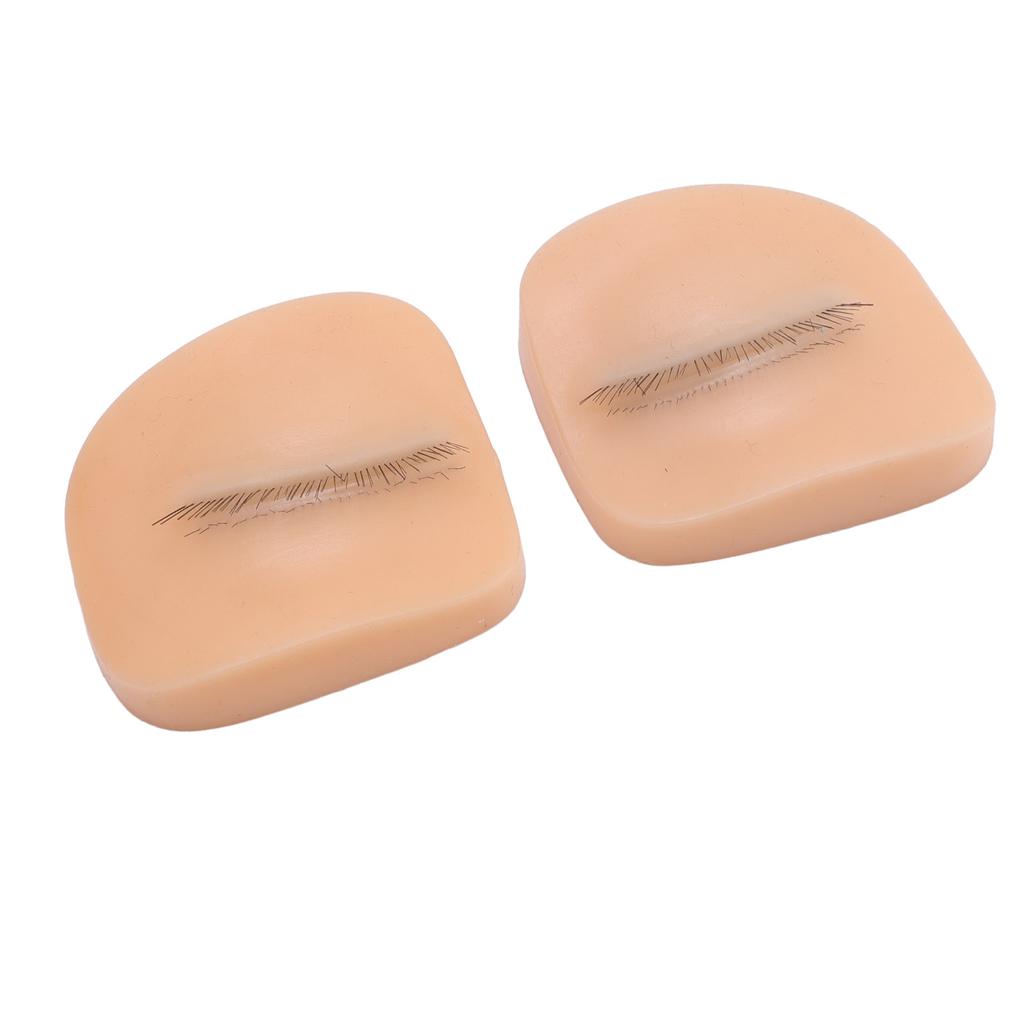 Pleoape de schimb pentru extensii de gene Extensii de gene realiste Pleoape de antrenament Silicon Remova