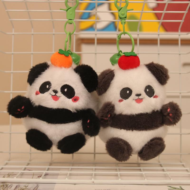 

Очаровательный плюшевый брелок-панда - Аксессуар для рюкзака и игрушка в подарок на день рождения 4 Inches