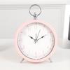 New Creative Metal Alarm Clock Candy Color Children's Silent Alarm Clock Small Fresh Clock Student Bedside Clock