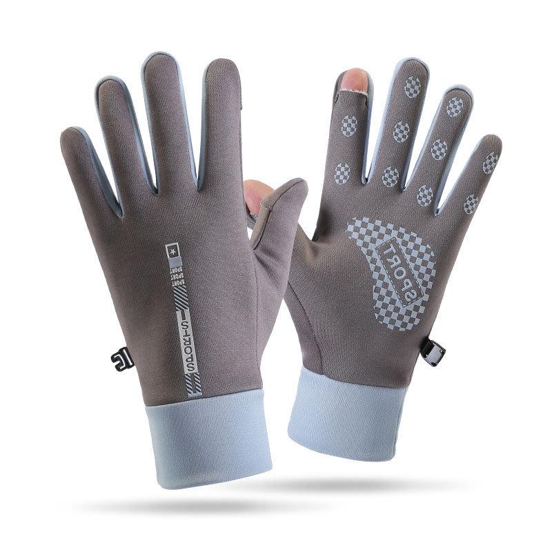 Warm Gloves Outdoor Riding Couples Driving Anti-slip Wear Resistant Durable Plus Velvet Thickened Winter Cold Proof Gloves