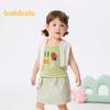 Balabala Girls' Casual Summer Vest Set