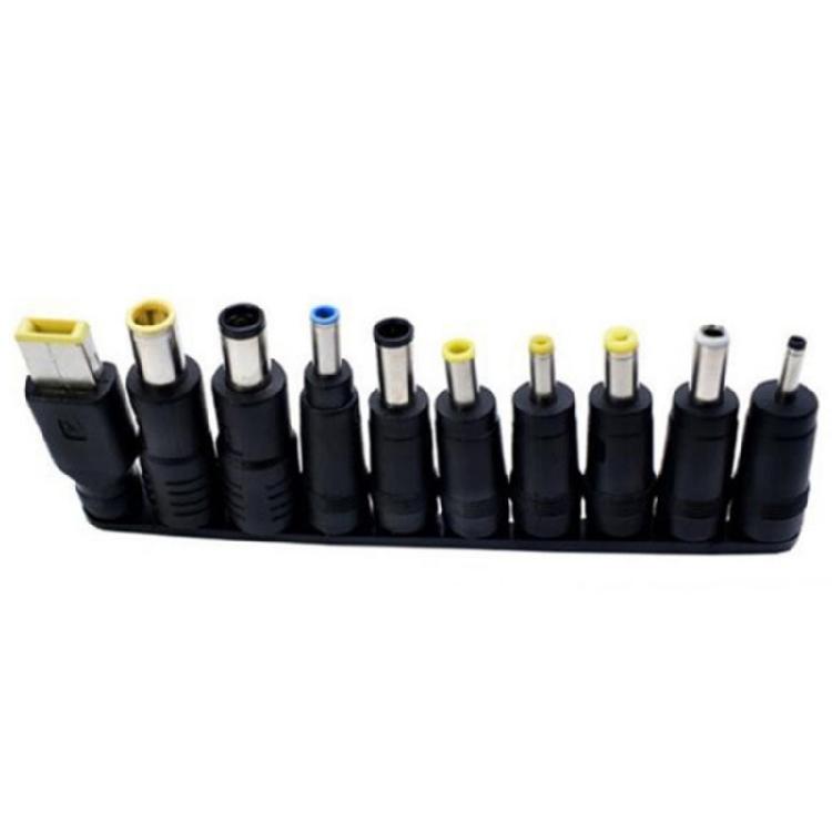 Set of 8pcs/10pcs Universal Power Adapter Tips Converter Connectors for Enhancing Laptops Connection