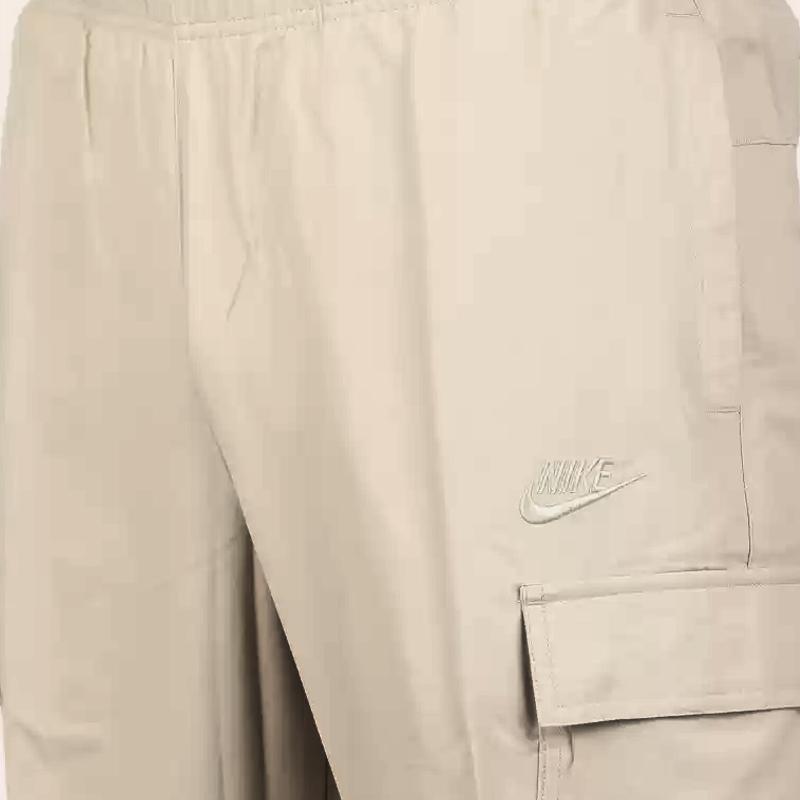 Nike Embroidered Logo Sportswear Woven Cargo Pants Men Bottoms Light-Brown CU4326-224