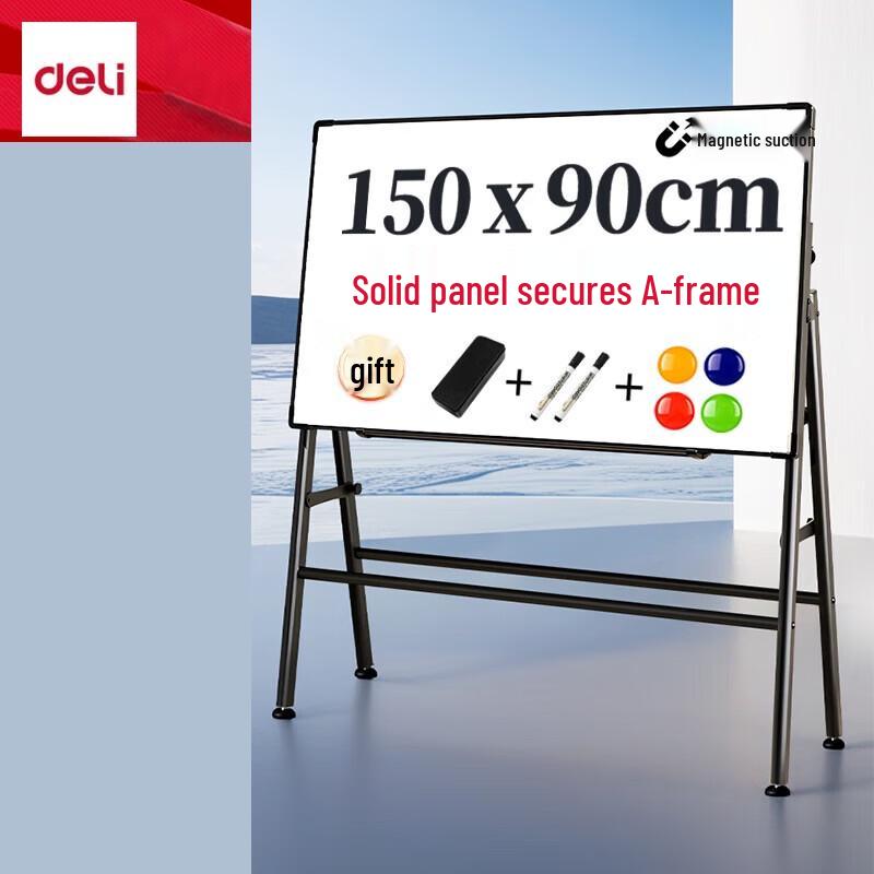 

Deli Magnetic A-Frame Easel Whiteboard