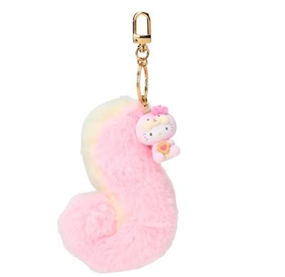 Sanrio Hello Kitty Keychain (Fluffy Squirrel) Japan NEW Sanrio Characters
