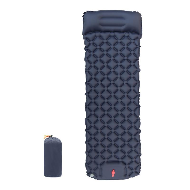 Outdoor Nylon TPU Inflatable Mat Portable Light Tent Mat Single