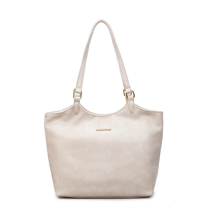 

A Niche Tote Bag, Single-shoulder Bag, Large-capacity Commuting, High-end and Fashionable Handbag бежевий
