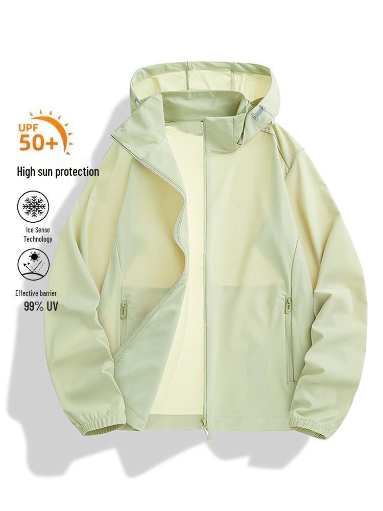 

2025 Унисекс UPF50+ Ледяной шелк Защита от солнца Легкая летняя куртка L
