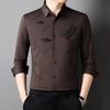 Spring New Year of The Dragon Seamless Shirt Men's Business Casual Shirt Top