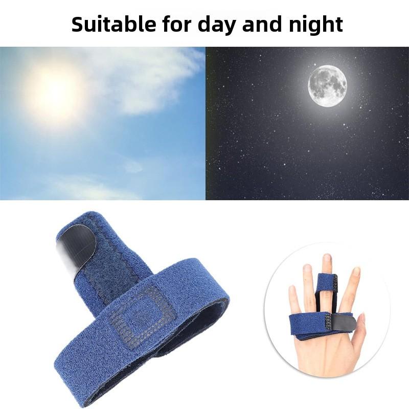 Finger Guard Strap Adjustable Aluminum Plate Finger Guard Support Pressurized Basketball Knuckle Injury Tendon Rupture