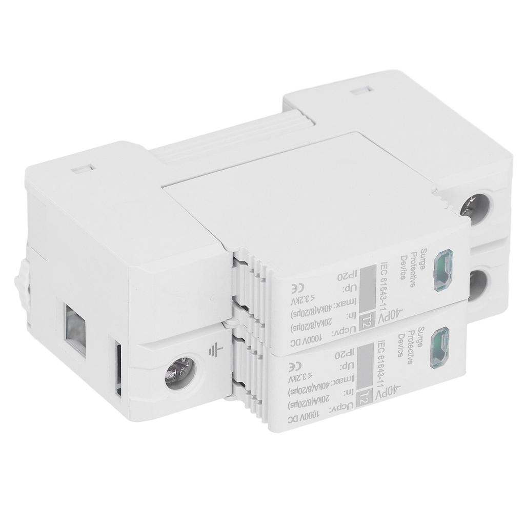 Voltage Surge Arrester Device DC Photovoltaic 2P Surge Protective Device Lightning Protection Circui