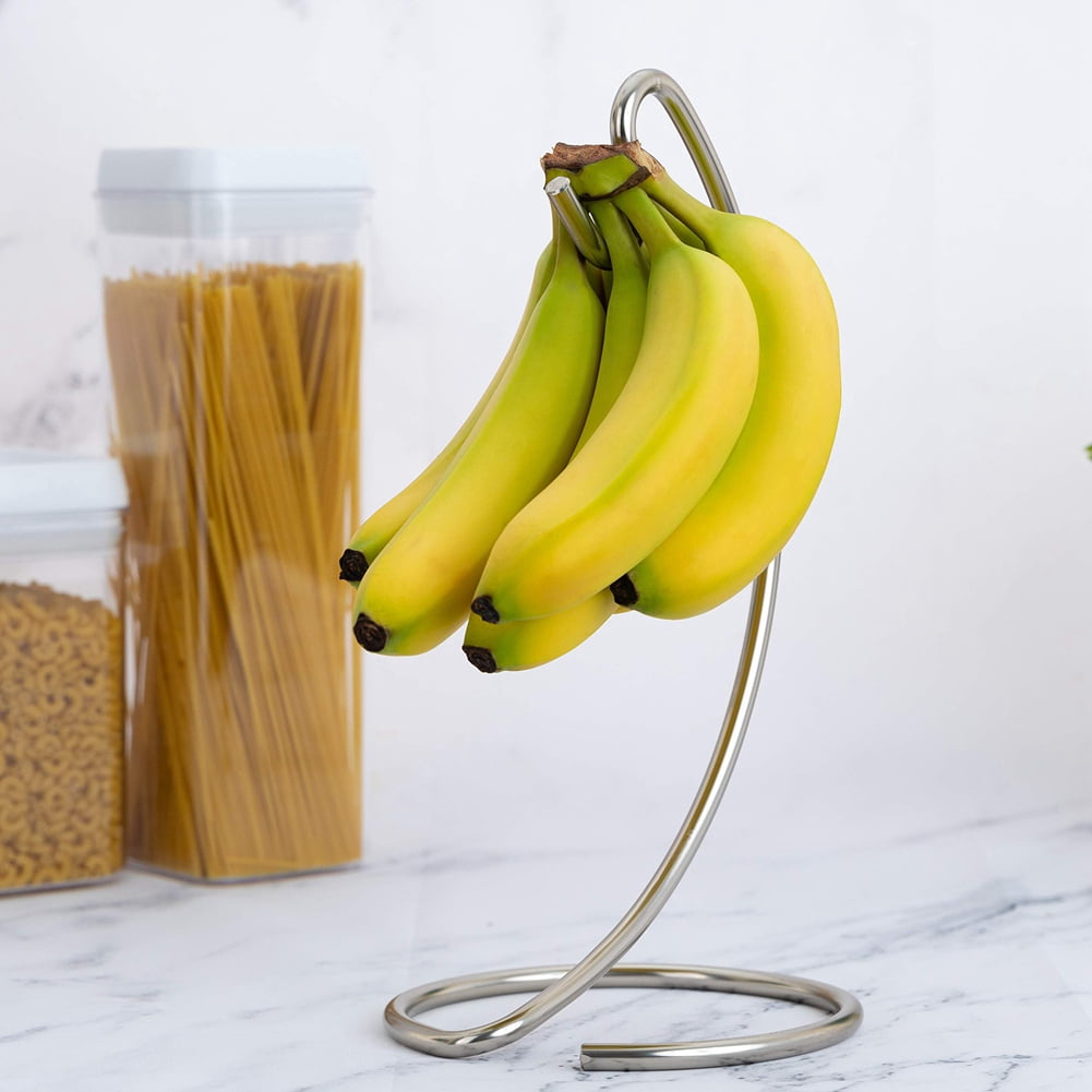 Banana Preservation Shelf Kitchen Desktop Fruit Rack Silver Color