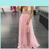Elegant Women Party Sling Evening Dress With Deep V-neck And Stunning Backless Design