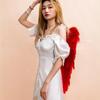 Solid Color Devil Feather Wing Photo Props Halloween Wing  Bachelorette Party Accessories