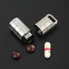 Mini Medicine Storage Pills Box Outdoor Multifunctional Medicine Tank Pills Can