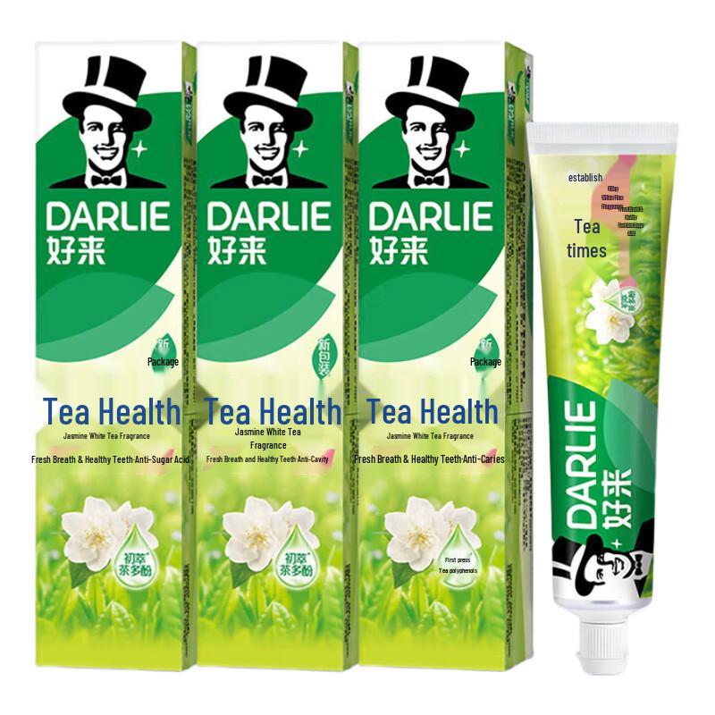 

Darlie Tea Care Jasmine White Tea Toothpaste 3-Pack