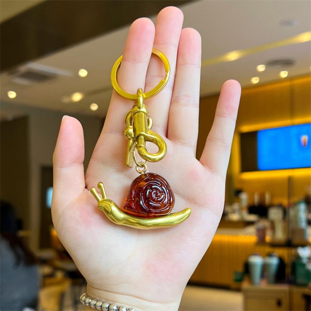 

Anti-Lost Resin Snail Keyring Decoration Small Snail Bag Pendant Birthday Parties Style E