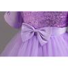 Girls' Princess Dresses Skirts Bowknot Sequins Puffy Mesh Dresses Host Piano Performance Christmas Dresses 931  Little Girl's Favourite Dress Dresses