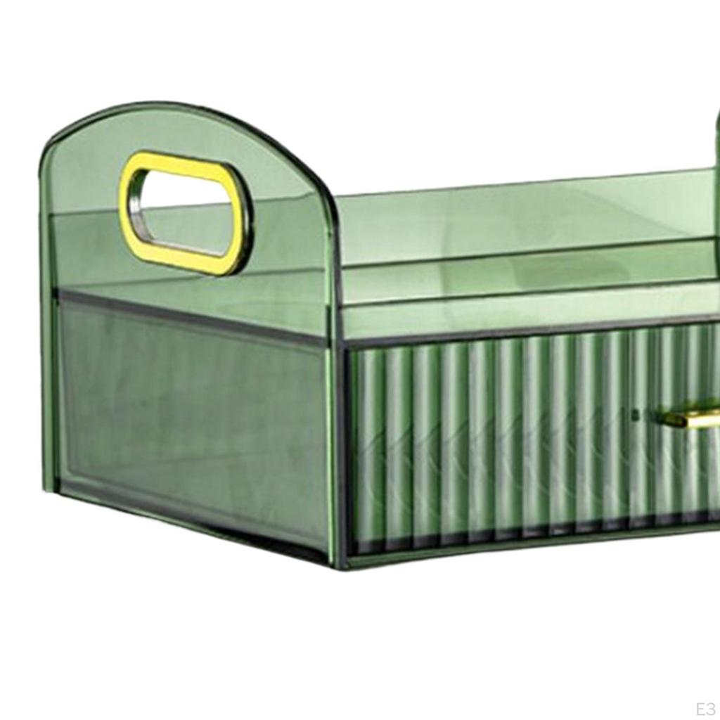 Make-up Opbergdoos Aanrecht Organizer Display met Handvat Decoratieve Sieraden Container voor