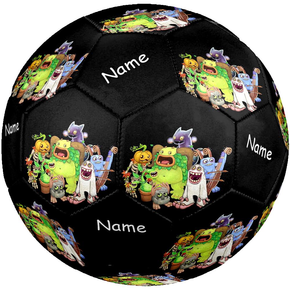 Custom Name My Singing Monsters Playground Theme Size 5 Soccer Ball, Suitable for Both Indoor and Outdoor Matches, a Gift Suitable for Everyone.