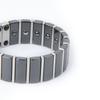 Hachi Ceramic Bangle with Germanium Bracelet for Men and Women, Magnetic Bangle, Anti-Static Bracelet, Health Accessory (18cm, Black)
