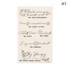1 Sheets English Inspirational Quotes Words Tattoo Floral Butterfly Elements Temporary Body Art Sticker Waterproof