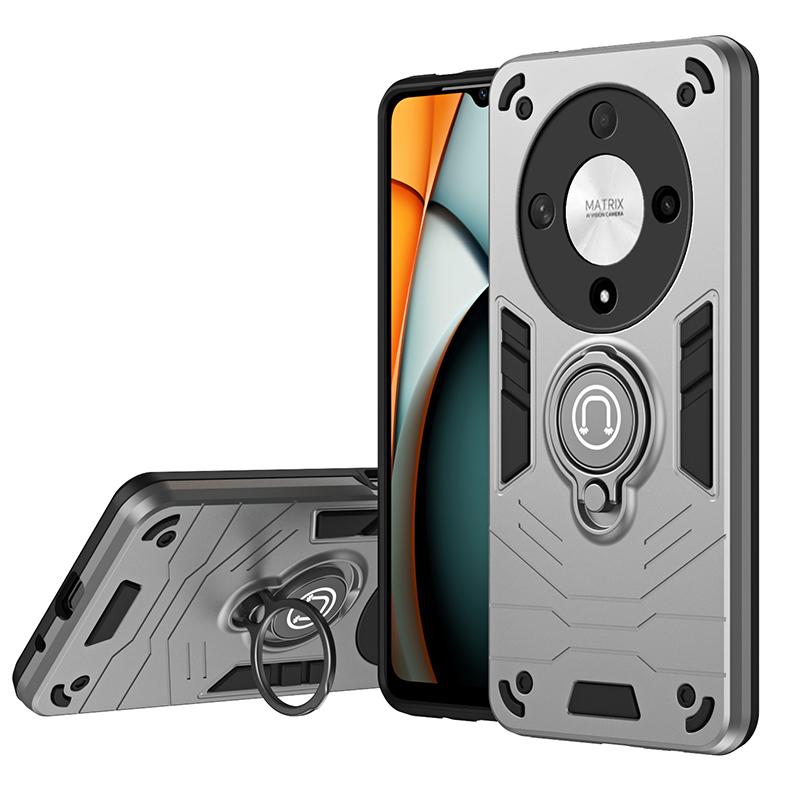 For Honor X9B X9C X50 Luxury New Armor Magnetic Shockproof Case For Honor X50 Camera Lens Protective Phone Cover For Honor X9C