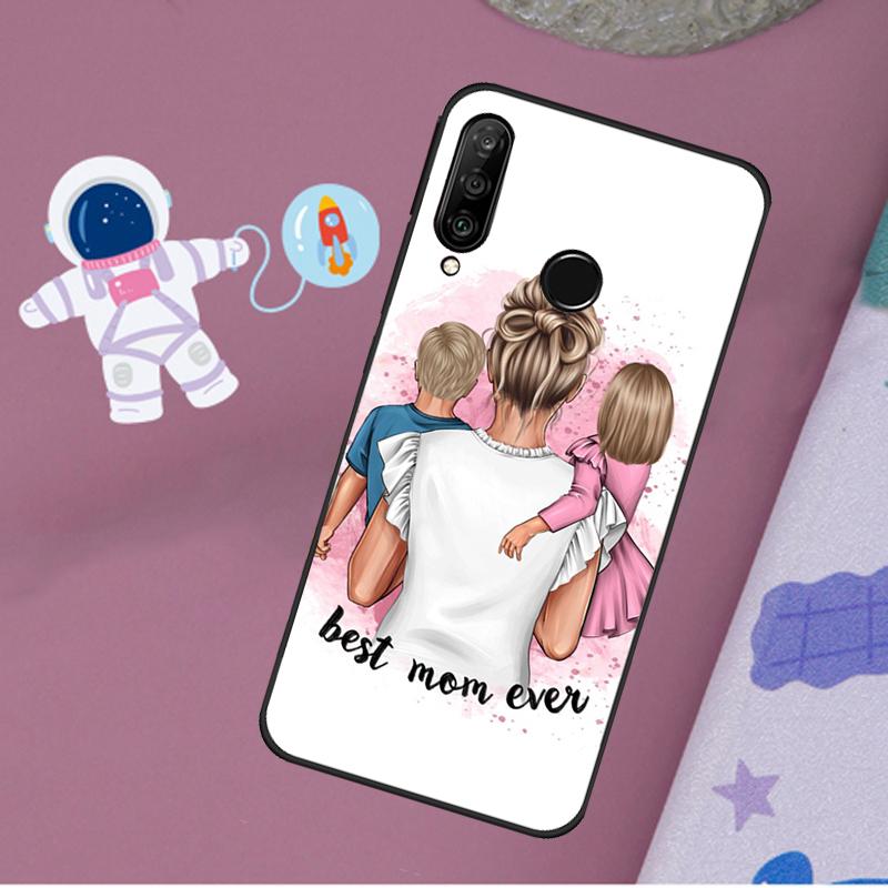Baby Mom Daughter Girl Son Dad For Huawei Nova 10 9 SE 11 Pro Y60 Y70 Y90 Y61 Y91 Y72 Y73 12i 11i 8i P20 P30 P40 Lite Case