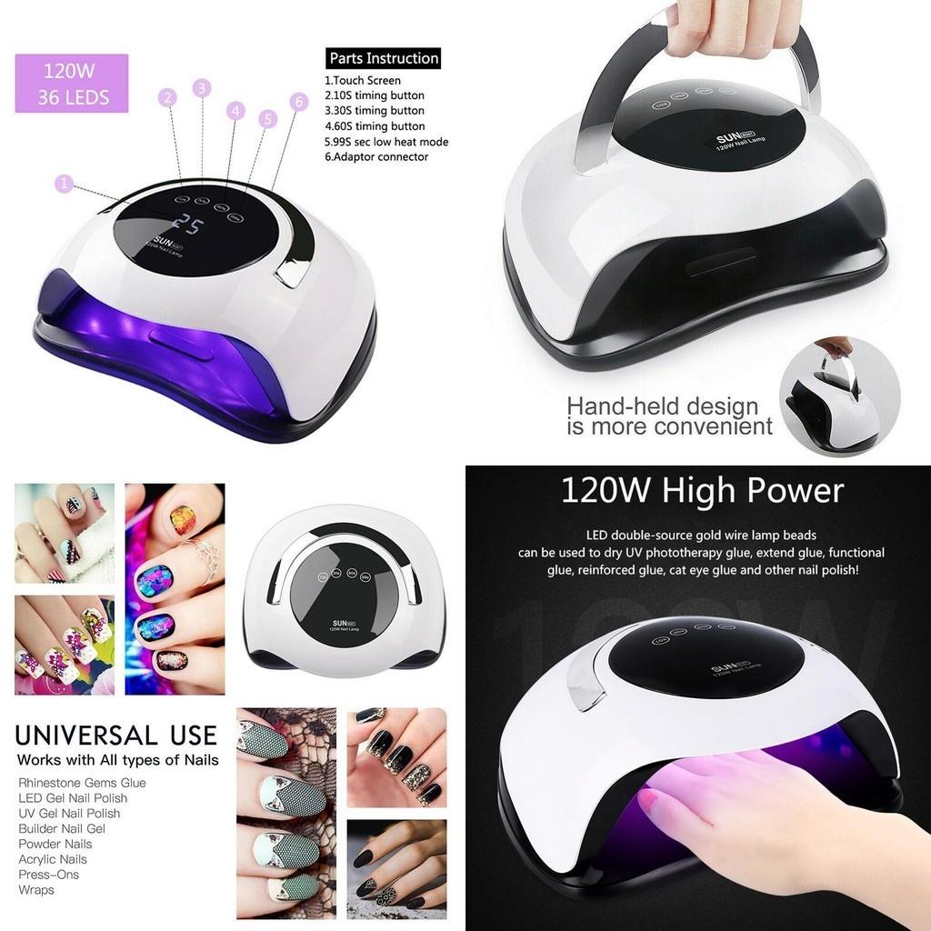 Advanced Portable 120w High Power Nail Dryer For Quick And Even Gel Curing