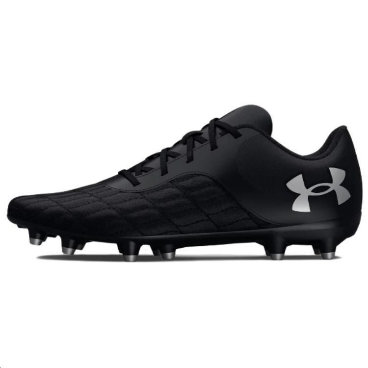 Under Armour Men s UA Magnetico Select 3 FG Black Metallic Silver Soccer Cleats 3027039-001 40