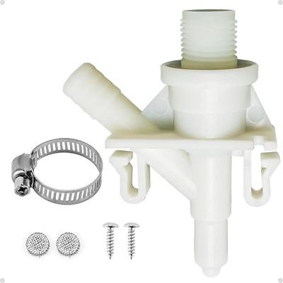 Water-Saving Pedal Flush Valve with Filter for Dometic RV Toilets (RV385311641)