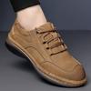 Fashion Casual men's leather shoes High quality and comfortable retro style Daily adult office and work hot selling classic shoes