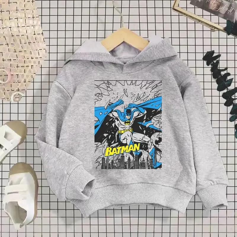 Batman Barnhuva, Tecknat Tryckta Pojk- och Flicktoppar, Bekväm och Mjuk Barnhuva