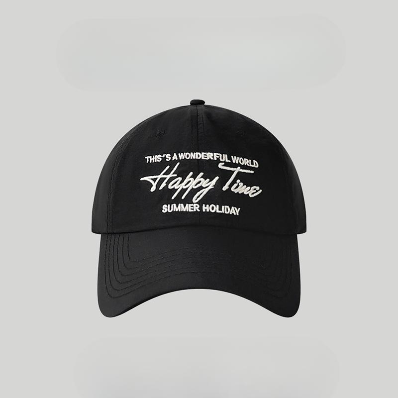 Hats for Men and Women  Soft Tops and Versatile Outdoor Baseball Caps  New Summer Korean Version Casual Letters Quick Drying Baseball Caps